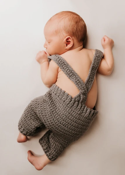 Sleeping Baby during photoshoot