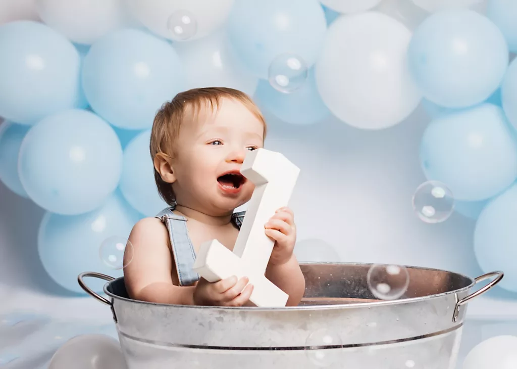 Baby bath for Cake smash session